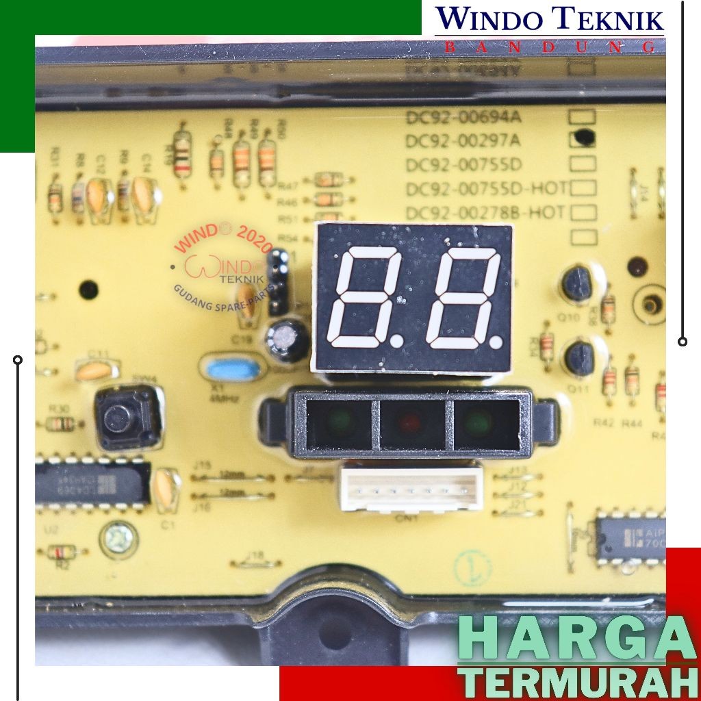 MODUL PCB MESIN CUCI SAMSUNG WA90F4 WA80V4 WA70V4 WA 90F4 WA 80V4 WA 70V4 WA 90 F4 WA 70 V4