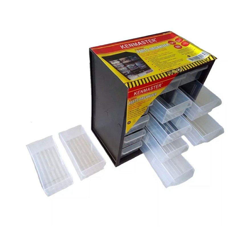 Kenmaster Rak Susun Mini 15 Laci Rak Drawer / Excel 15 Susun / Rak Komponen