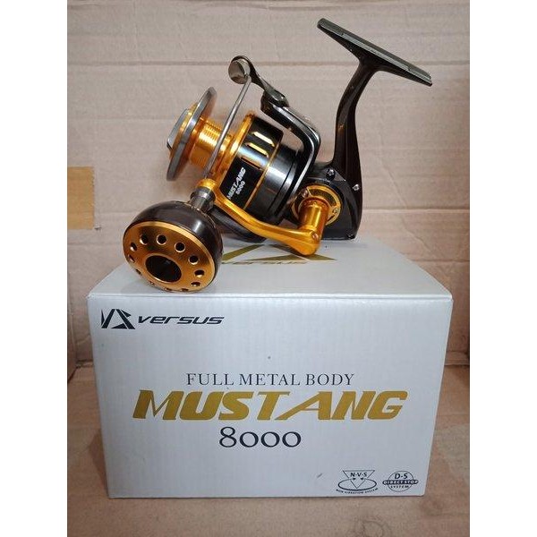 Produk Reel Alat Pancing Sing Versus mustang 8 Ril Rell Murah