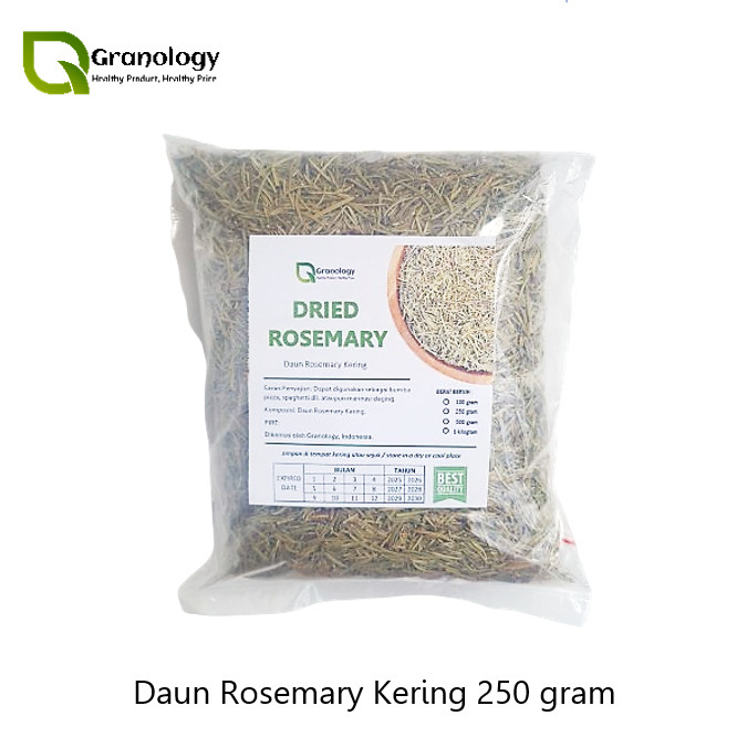 

Daun Rosemary Kering / Dried Rosemary Leaves (250 gram) by Granology