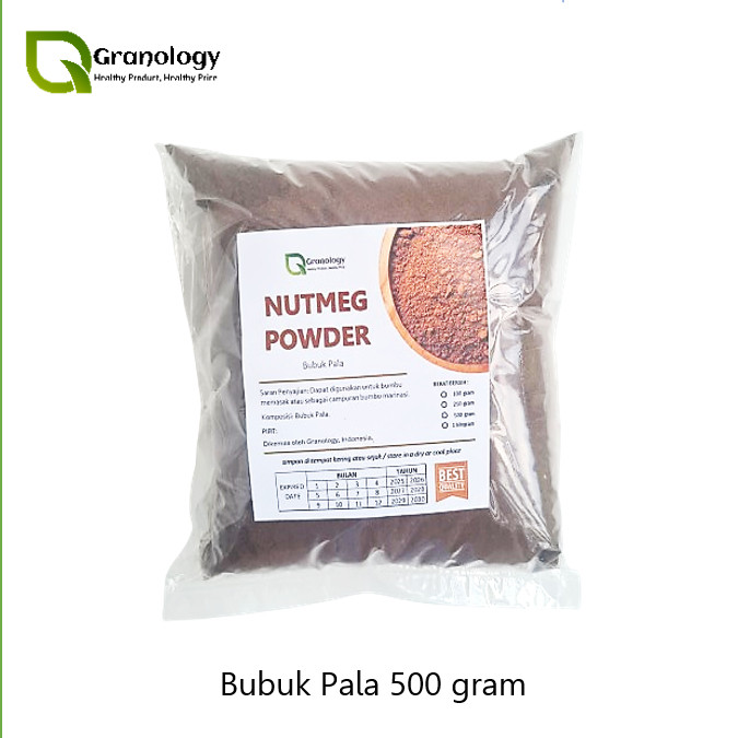 

Pala Bubuk / Nutmeg Powder (500 gram) by Granology