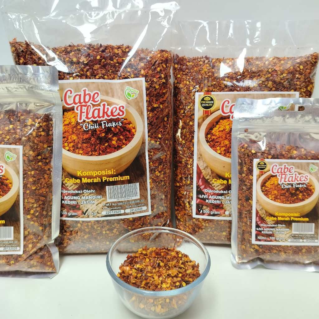 

CABE GILING KASAR - CHILLI FLAKES EXTRA PEDAS PREMIUM