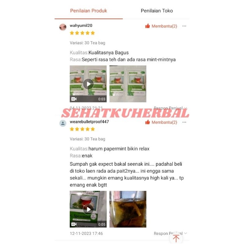 

WHYN!! Blue Spearmint tea : Teh Spearmint dan Bunga telang Isi 30 tea bag