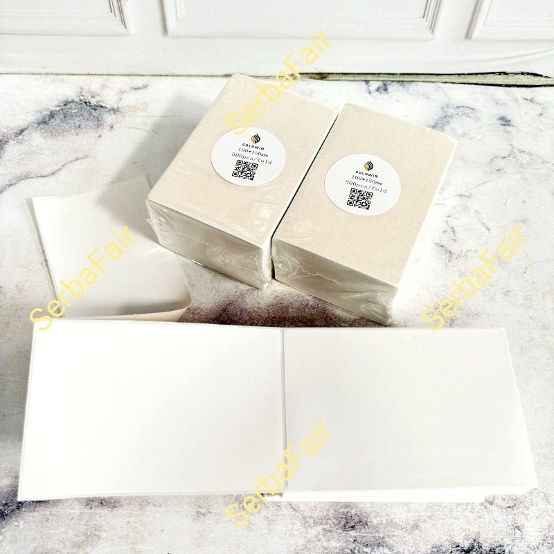 

Label Barcode 100x150MM A6 / Kertas Sticker Thermal Resi / Goldwin LIPAT ISI 500 / TERMURAH WE!!