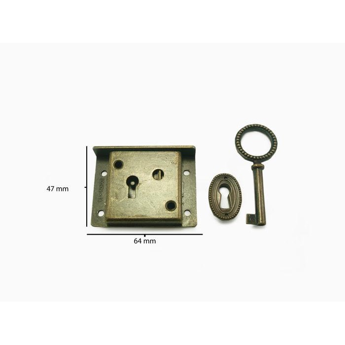 Antique Lock / Kunci Laci / Lemari Antik Y8404 S Atas