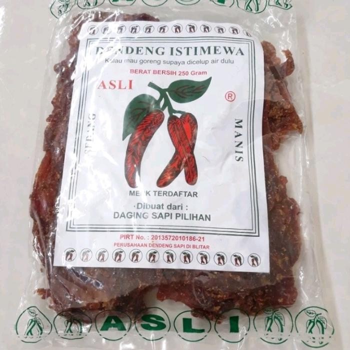 

Dendeng Sapi Cap Cabe 250 Gr Terlaris