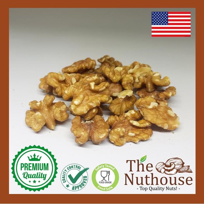 

1Kg Walnut Light Halves And Pieces 90 Raw / Mentah Kacang Best Quality Asli 100% Original