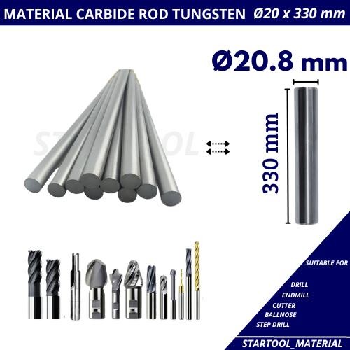 Masih Ada Carbide Rod 20Mm X 330 Mm Full Carbide Rod Tungsten