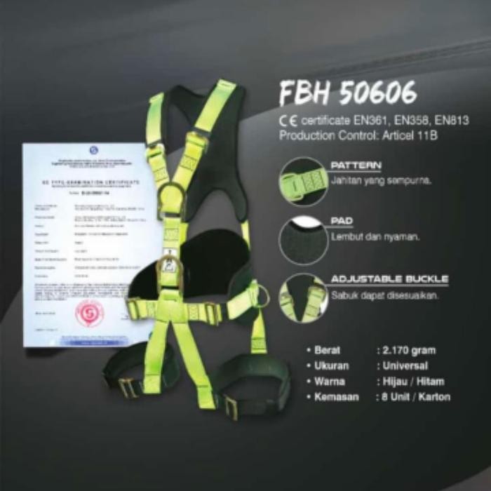 FULL BODY HARNES A STABIL 50606/SAFETY HARNES BANTALAN