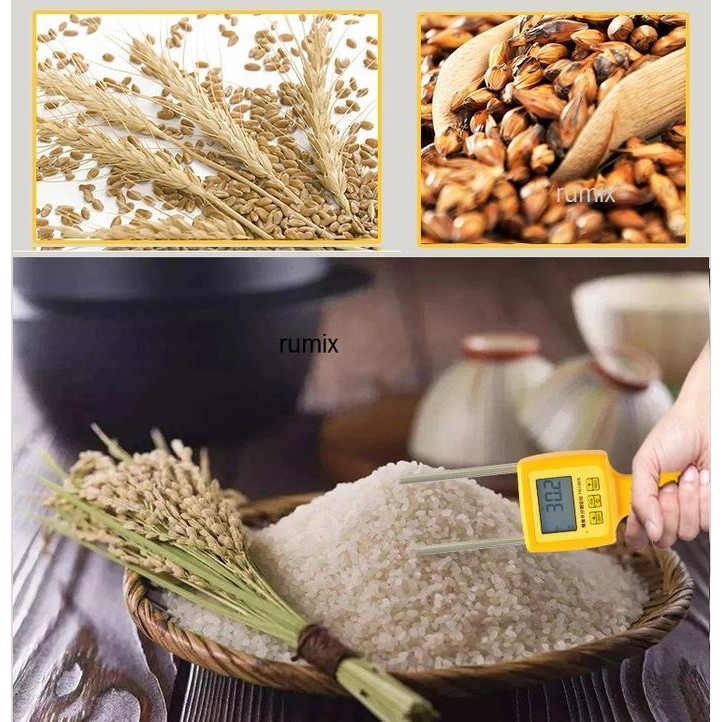 Tk100S Grain Moisture Meter Pengukur Kadar Air Biji/Bubuk Kelembaban