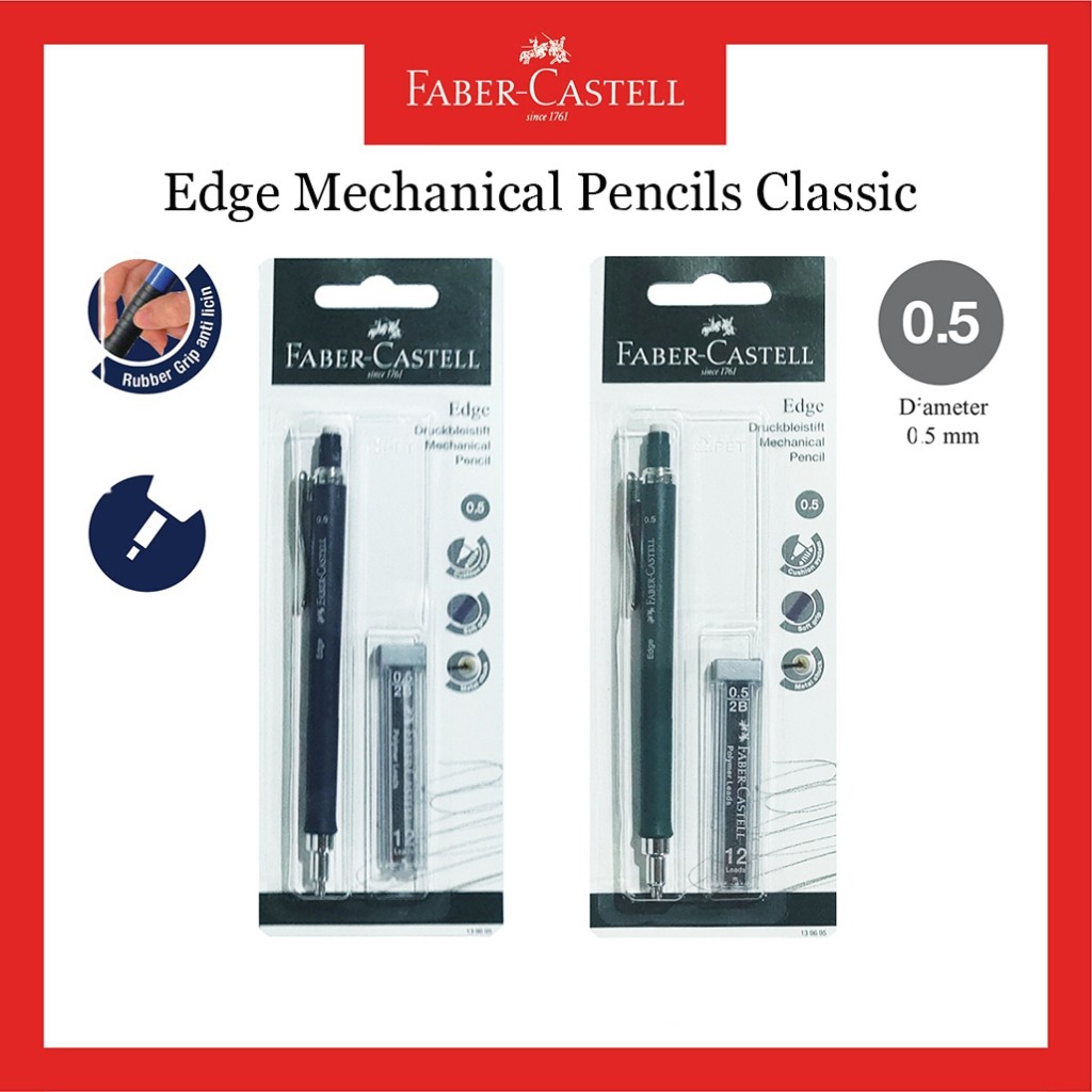 

Pensil Mekanik Faber Castell / Edge Mechanical Pencil 0.5 Classic WE!!!