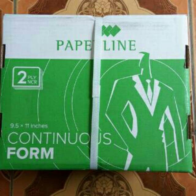 

Paperline CONTINUOUS FORM 9 1/2X11 2PLY (K2)WARNA / KERTAS KOMPUTER WE!!