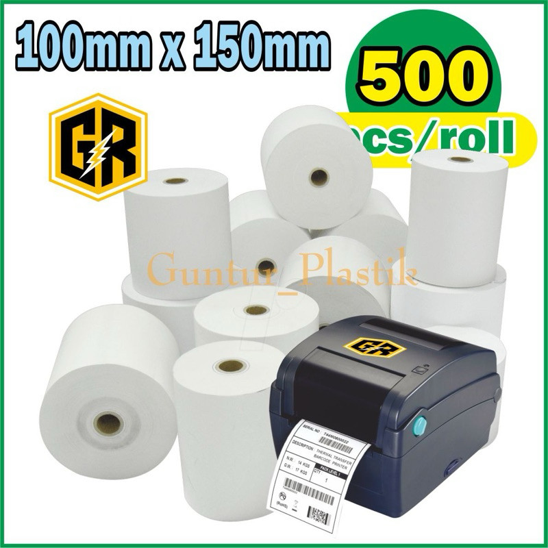 

LABEL THERMAL 100x150 ISI 500PCS WE!!