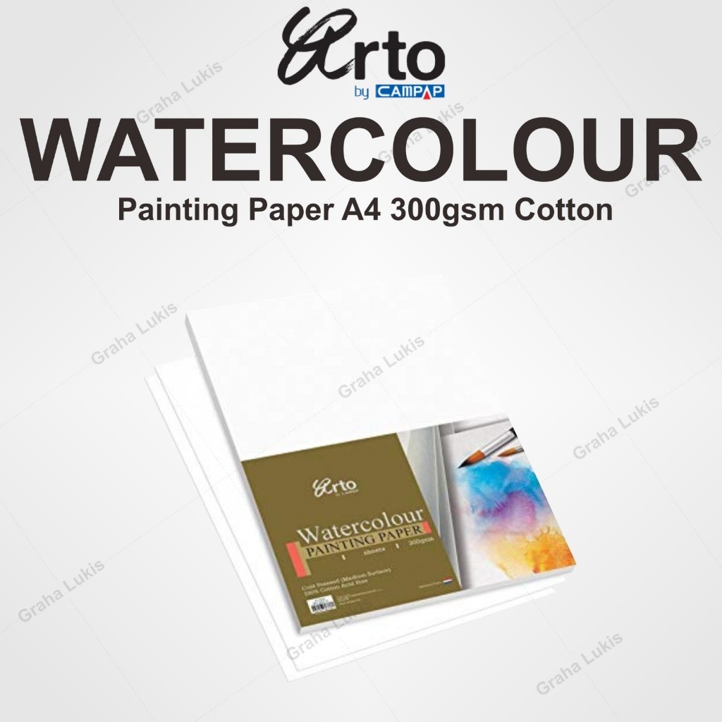 

Arto Watercolour Paper A4 - 300gsm - Cotton WE!!