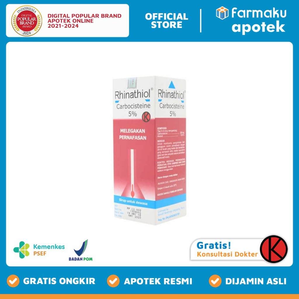 Rhinathiol Adult Syrup 100 ml