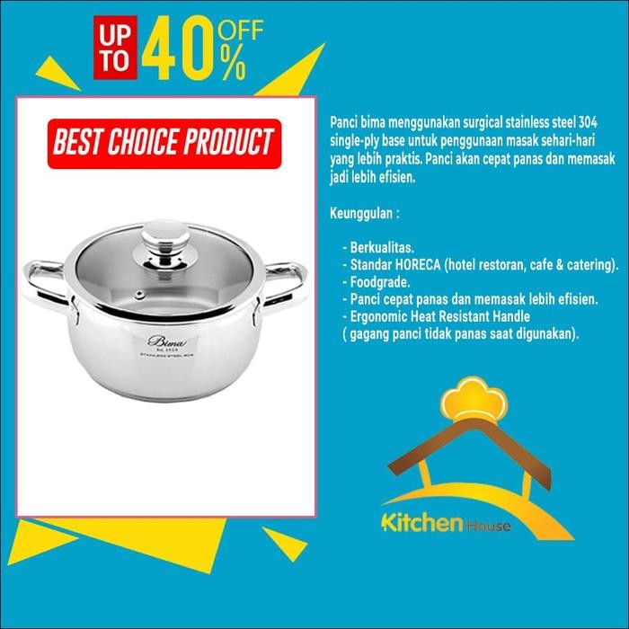 Panci Bima Origin Premiere Saucepot B2002218/Cpat Pnas/Praktis/Tmrah #Gratisongkir