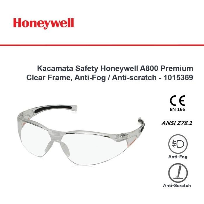 

Terlaris Kacamata Safety Honeywell A800 Premium Clear Frame - 1015369