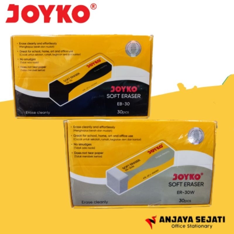 

Eraser / Penghapus Joyko 30 Perpack (isi 30pcs) WE!!!
