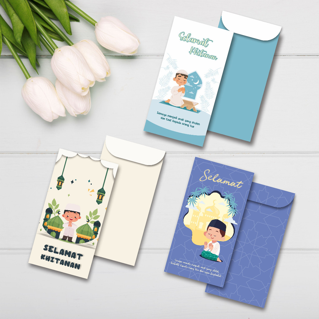 

Amplop Khitan Angpau Khitanan Amplop Selamat Khitan Custom WE!!
