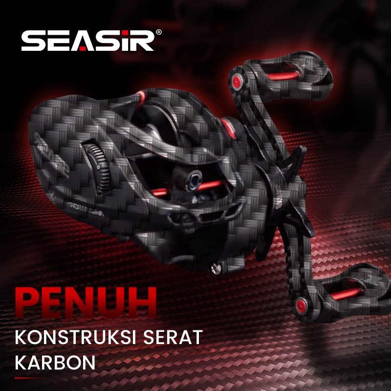 [OFFICIAL] SEASIR MANSORY PRO Reel BC Baitcasting Reel Pancing, 2 Kumparan+Saltwater 131G Ultra
