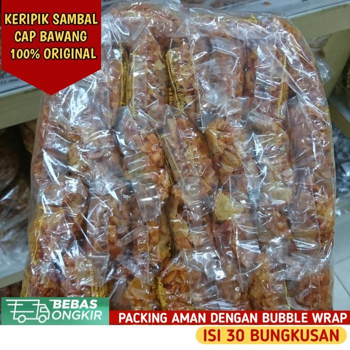 

Barbara.storee Keripik Sambal Khas Sibolga Cap Bawang Kemasan 30 Bungkusan