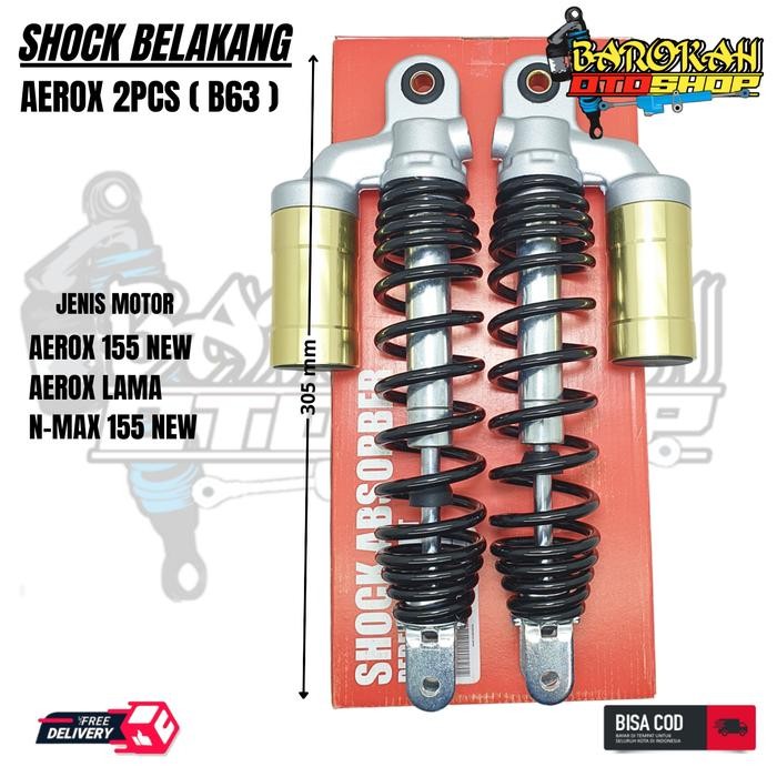 Kitaco Otomart - Shock Breaker Belakang Aerox 155 New Nmax New / Shok Belakang / Shockbreaker