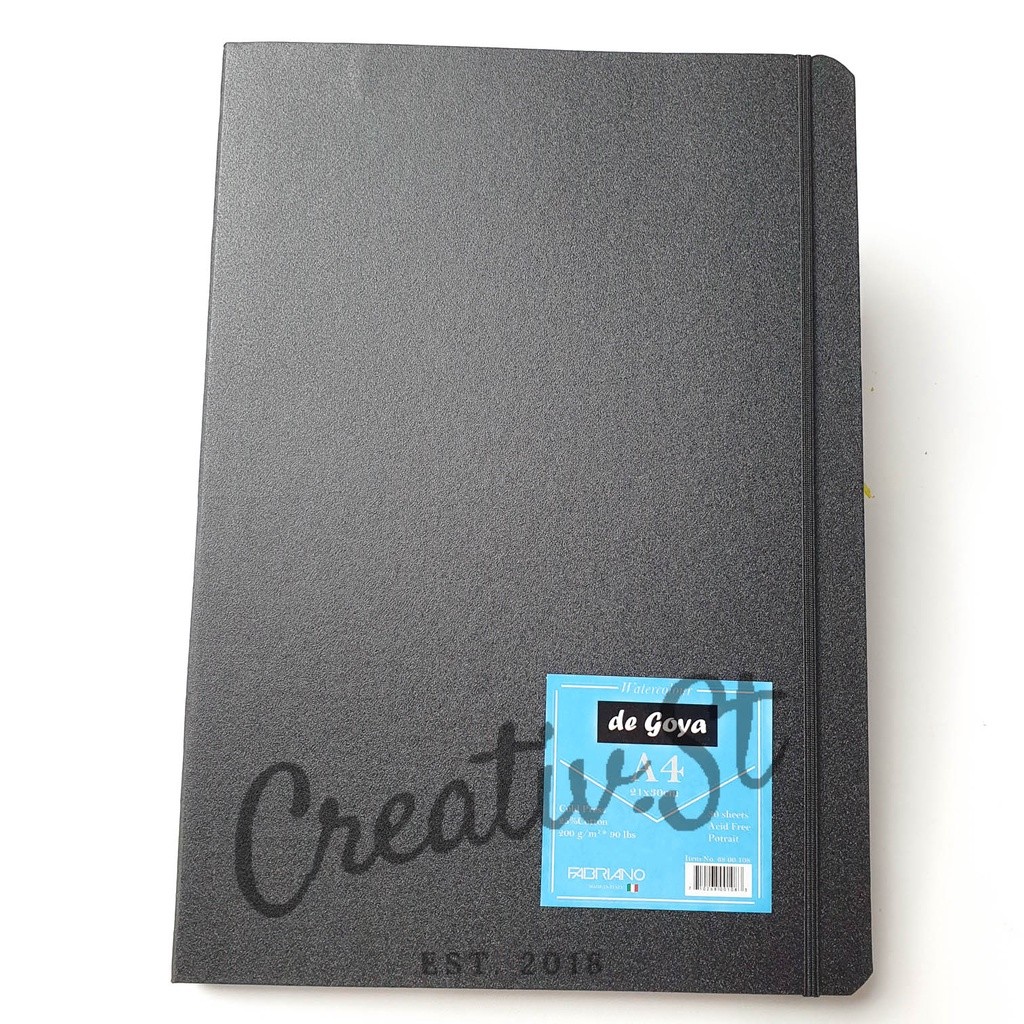 

De Goya Watercolor Book Stitched A5 A6 30 Sheets 200 Gsm Buku Cat Air WE!!
