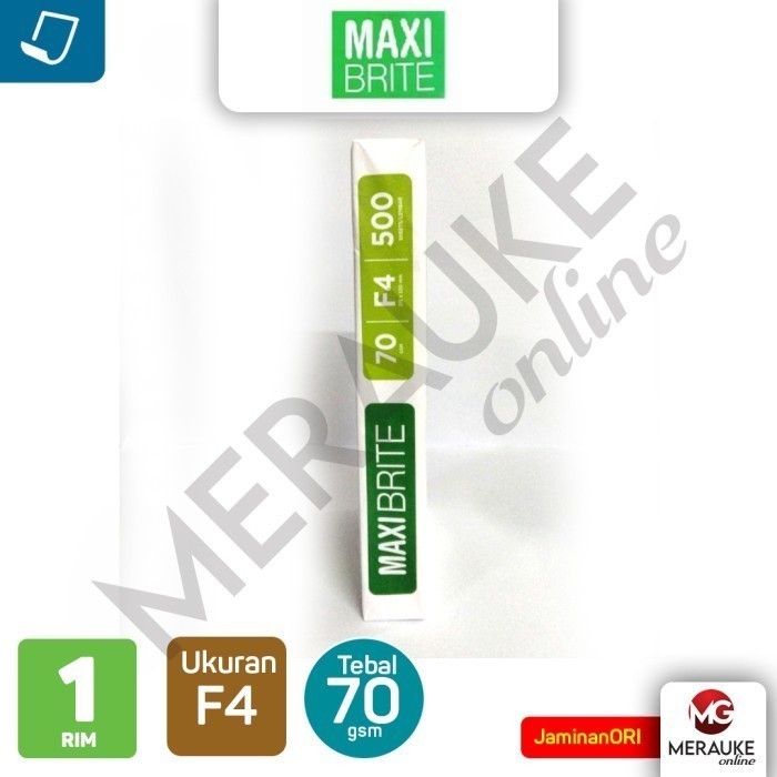 

Kertas HVS Maxi Brite F4 70 GSM
