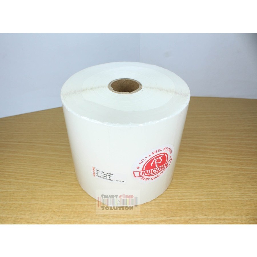 

Kertas Stiker Label Thermal Unicorn 100x150mm / 100x150 / A6 Resi Alamat Marketplace Isi 500pcs