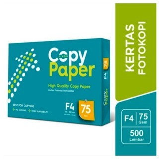 

KERTAS HVS F4 FOLIO 75GSM COPY PAPER 1 RIM 500 LEMBAR