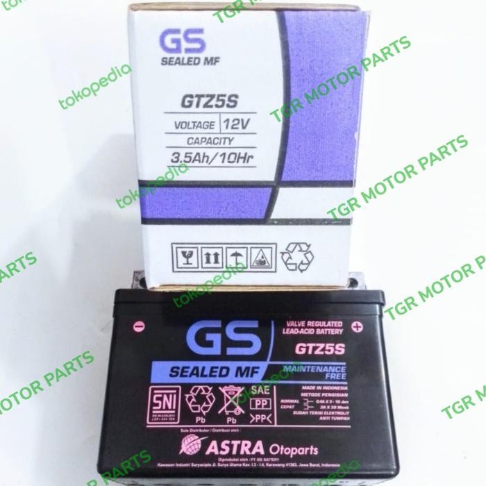 SALE AKI GS ASTRA GTZ5S 12V 3.5 AMPERE ORIGINAL BEAT VARIO MIO J ORIGINAL
