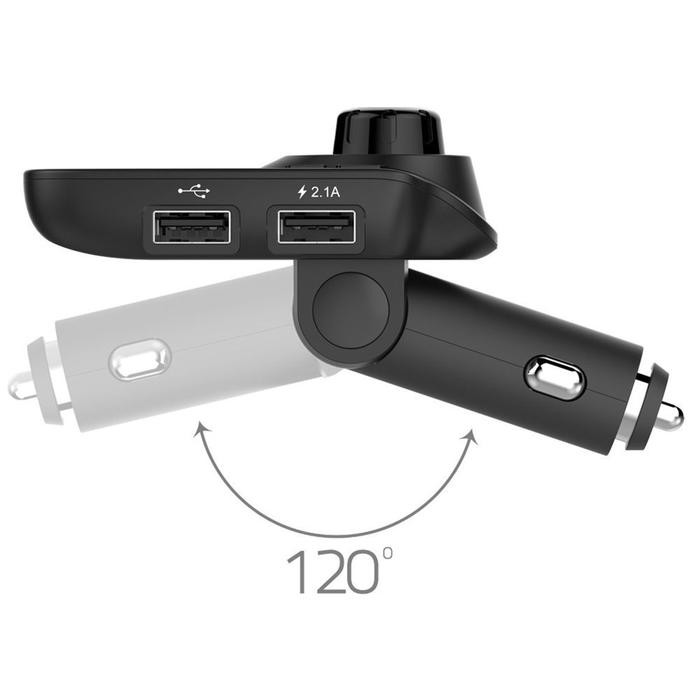 T11 WIRELESS IN-CAR BLUETOOTH KIT FM TRANSMITTER HANDSFREE CALL USB