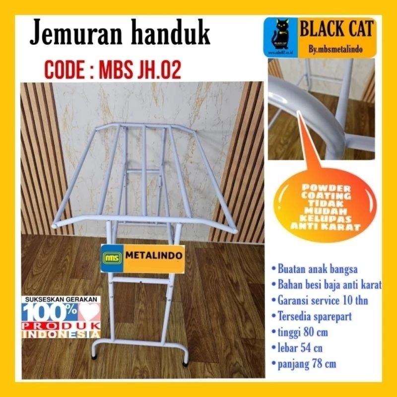Jemuran Handuk Stainless / Jemuran Handuk Lipat