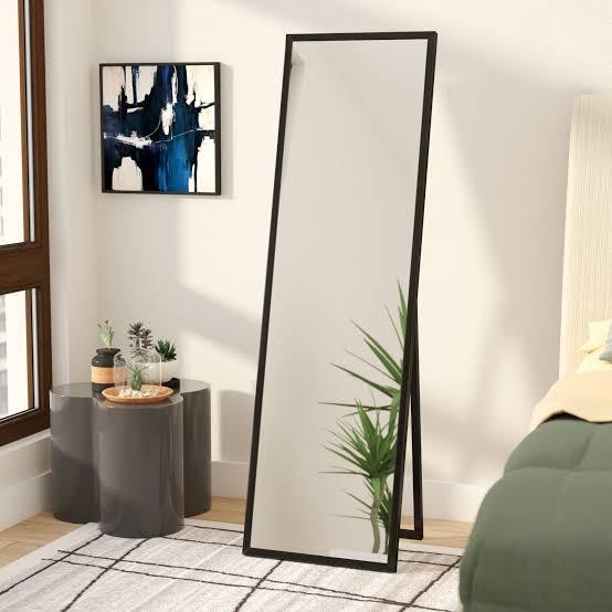 Kaca Cermin Berdiri Home Decor Standing Mirror Kuat Fiber Dekor Medan