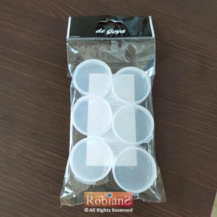 

Wadah Tinta de Goya set 6 - Cups dia Uk. 4.5 x 2 Cm
