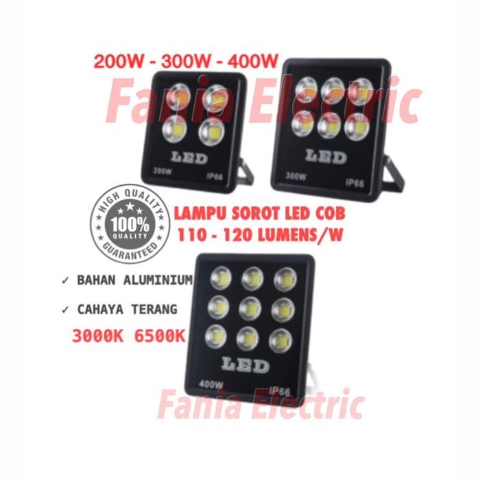 LAMPU SOROT LED 200W 300W 400W COB SPOTLIGHT 200W 300W 400W IP66