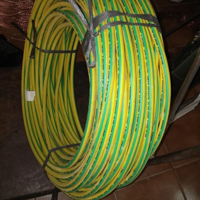 KABEL GROUNDING NYA 50MM KUNING HIJAU / NYA 50MM PER METER