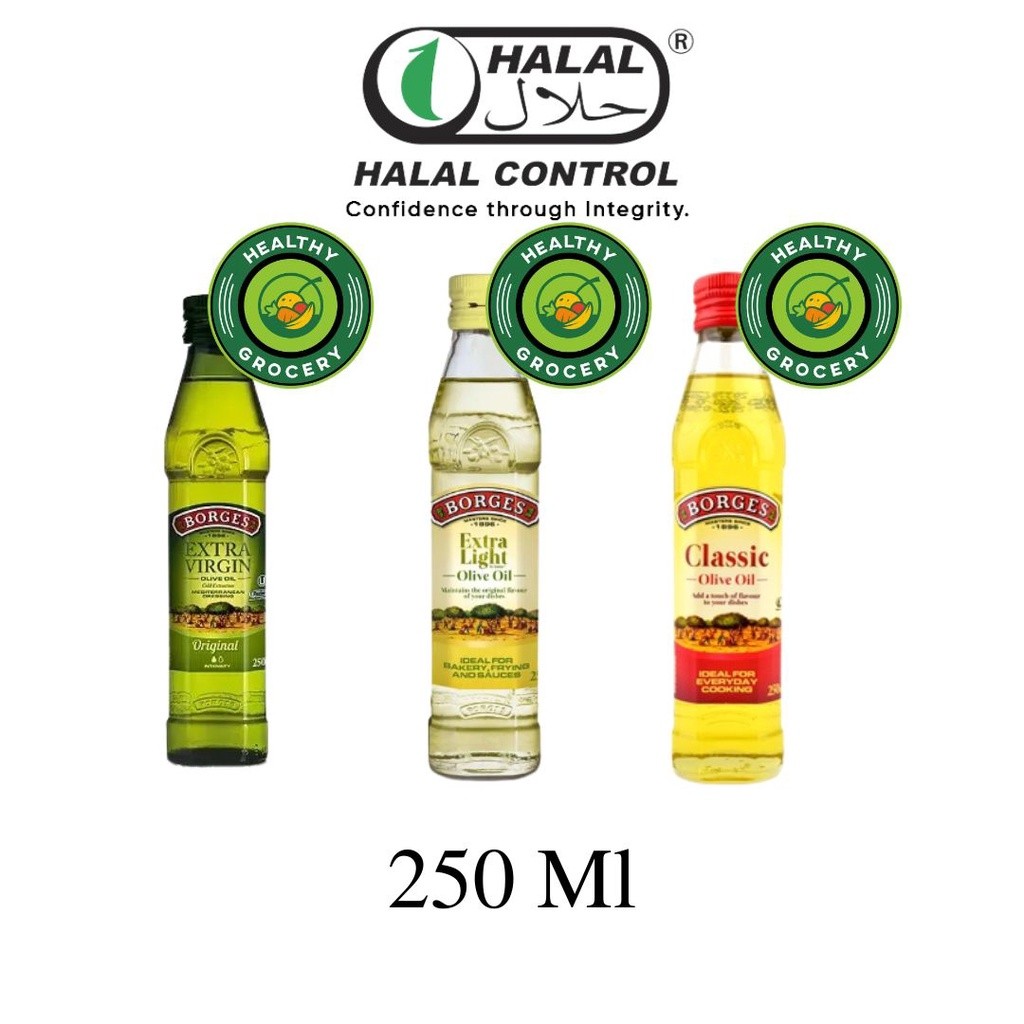 

Borges Extra Virgin / Extra Light / Classic Olive Oil 250 ml Minyak Zaitun / EVOO MPASI MURAH BORJES