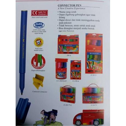 

Big Boss - Connector Pen Faber Castell 33 Warna Truck Kaleng
