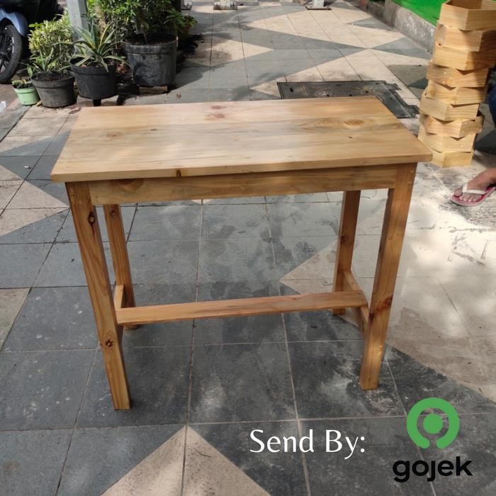 meja jati belanda minimalis