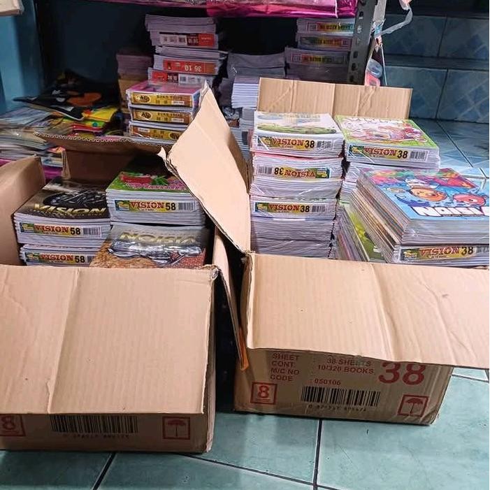 

Big Boss - Paket Buku Tulis Sidu 58L Motif Random Dan Pencil // Penghapus Joyko Serba Joyko