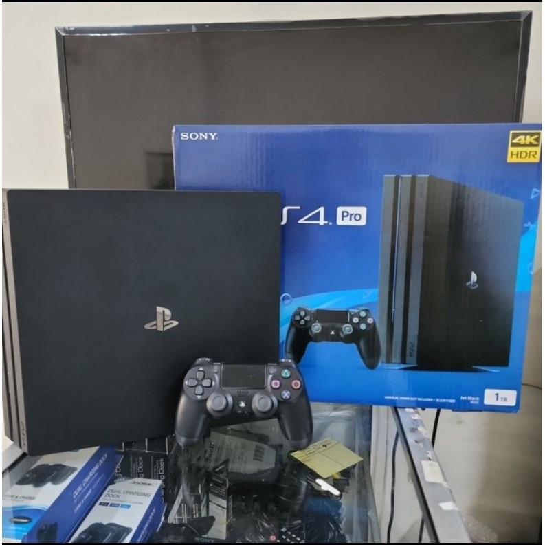 PS4 PRO 1TB HEN FULL GAME FREEE 2 STIK WIRELESS ORIGINAL