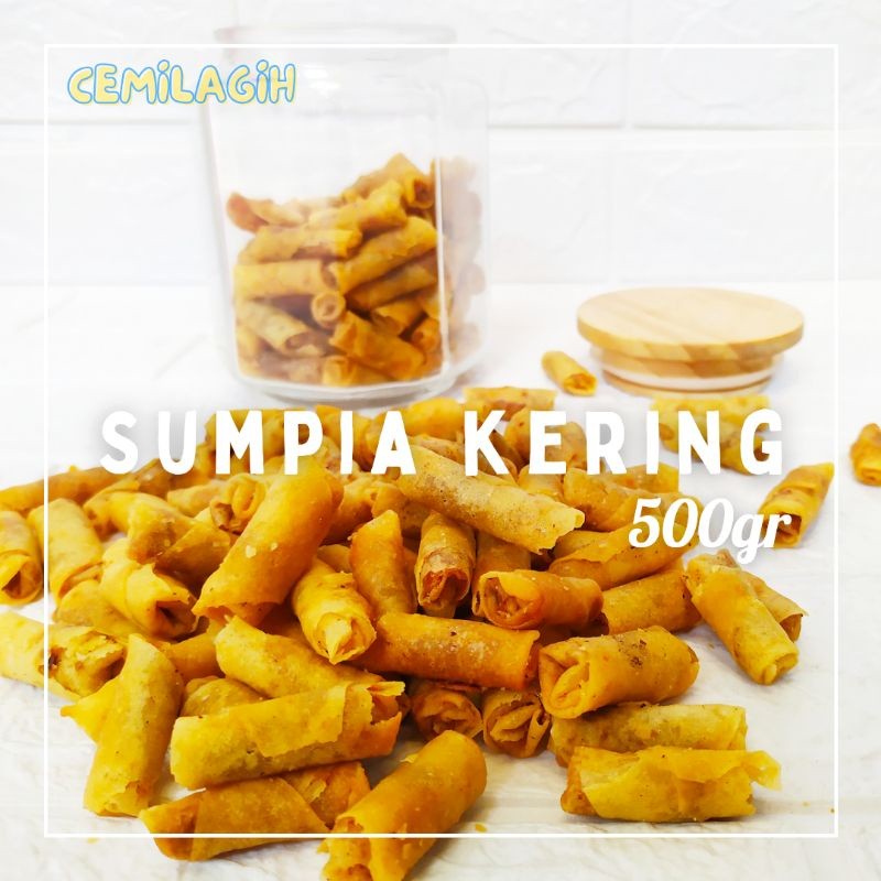 

SUMPIA KERING ISI ABON UDANG 500gram WE!!