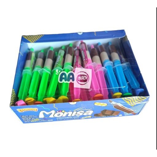 

MONISA CHOCOLATE MILK BENTUK SUNTIKAN BALON ISI 30 X 8GR WE!!
