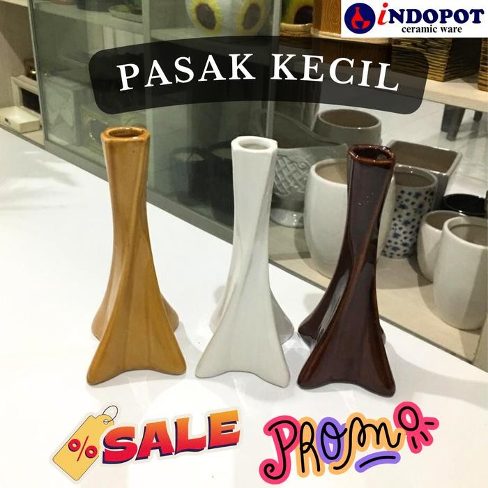 Vas Pot Bunga Keramik Model Pasak untuk tanaman Hias / Hidup / anggrek / bonsai / buatan /