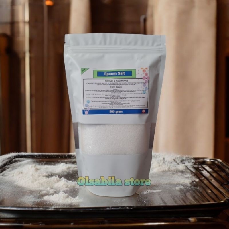 

EPSOM SALT 500gr / Garam inggris / magnesium sulfat/MgSO4