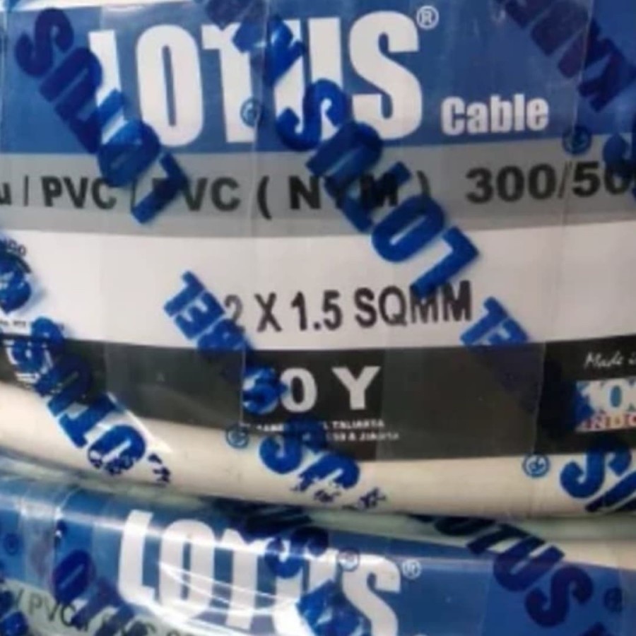 KABEL LOTUS 2X1,5 NYM SNI Termurah Berkualitas