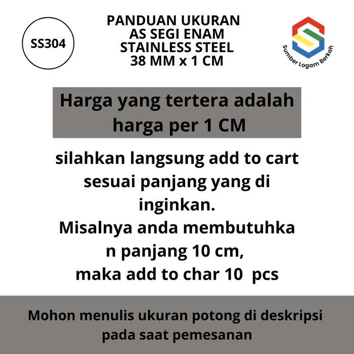 As Segi Enam 38 Mm Stainless Steel 304