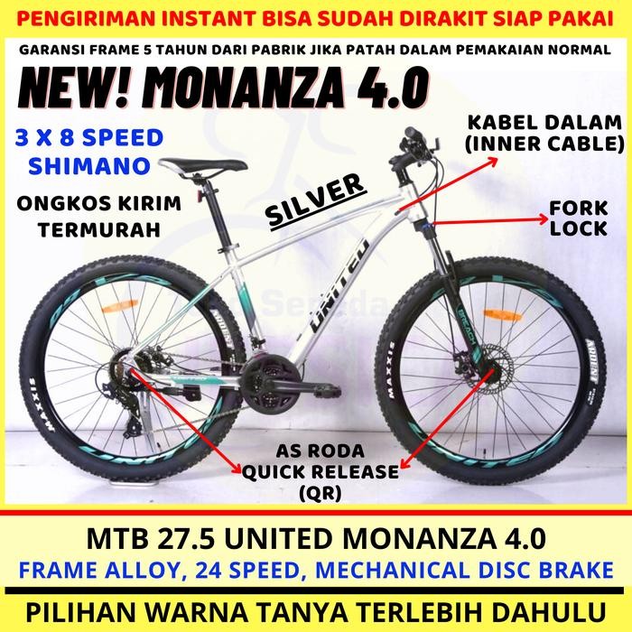Sepeda Gunung Mtb 27.5 United Monanza 4.0