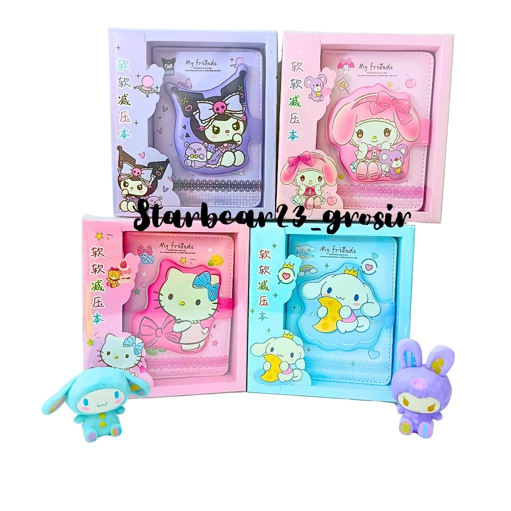 

Notes / buku diary PILLOW 3D motif cute idol and friend's (FAY 240)